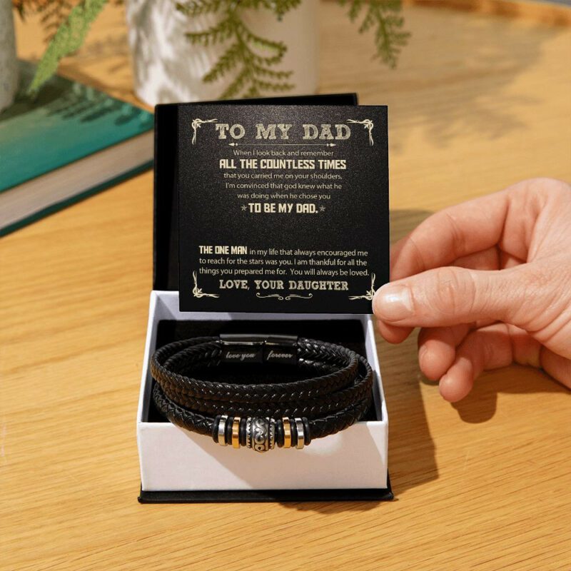 Malttrix's Cuban Link Chain | Forever Bracelet - To Be My Dad - Image 9
