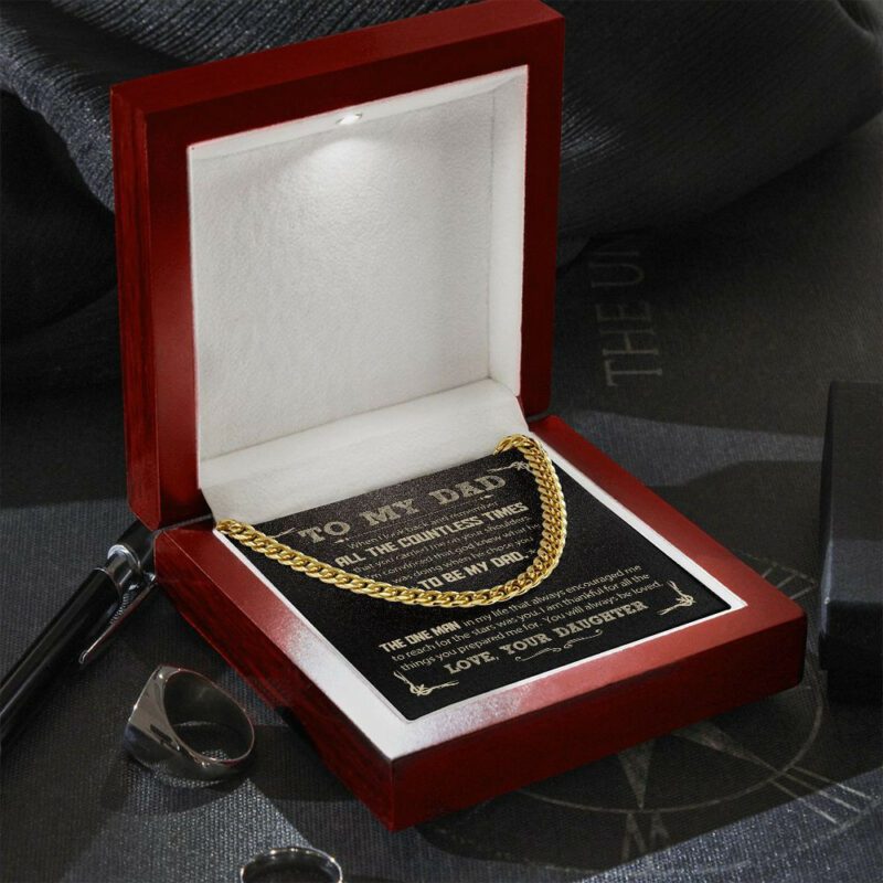Malttrix's Cuban Link Chain | Forever Bracelet - To Be My Dad - Image 5