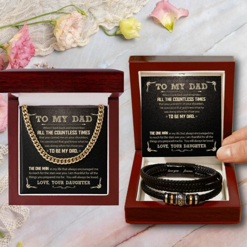 Malttrix's Cuban Link Chain | Forever Bracelet - To Be My Dad